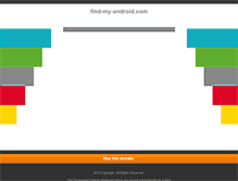 Tablet Screenshot of find-my-android.com